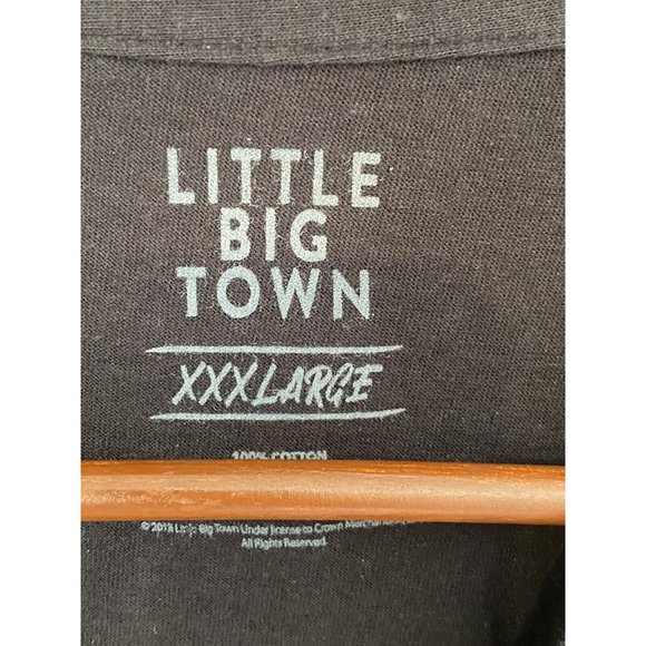 Little Big Town The Bandwagon Tour 2018 T-Shirt Black Short Sleeve Size 3XL - Picture 5 of 7